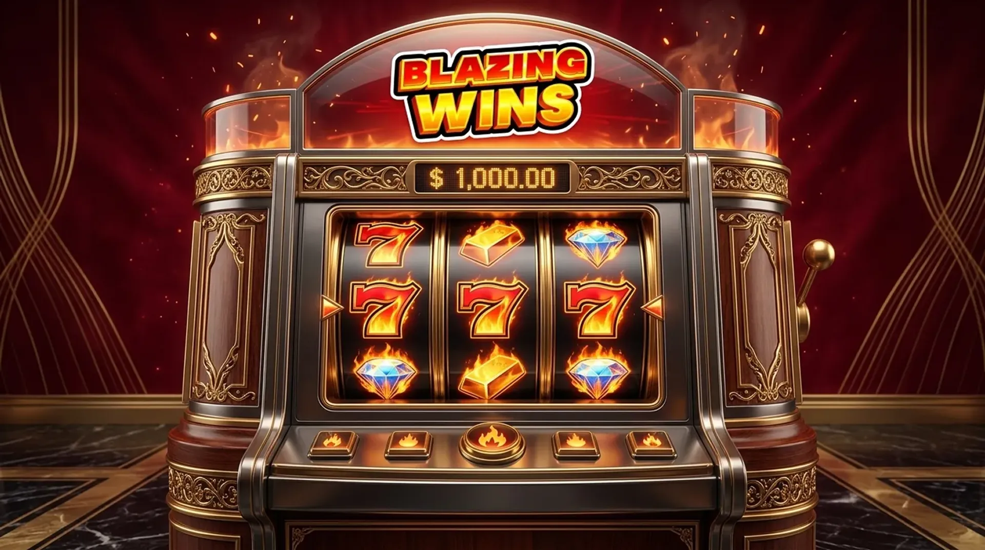 Blazing Wins 5 Lines